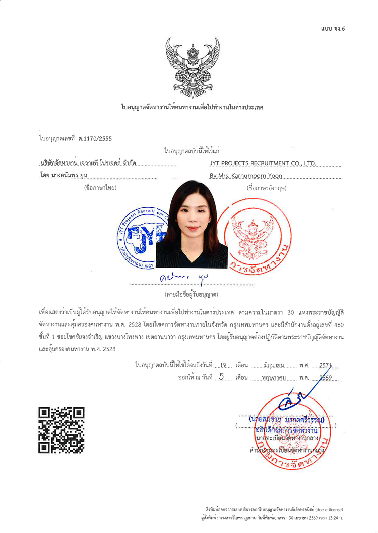 License